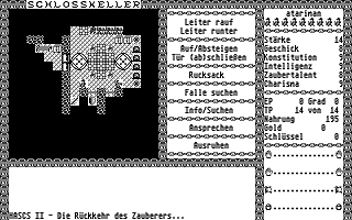 Wiederkehr des Zauberers (Die) atari screenshot